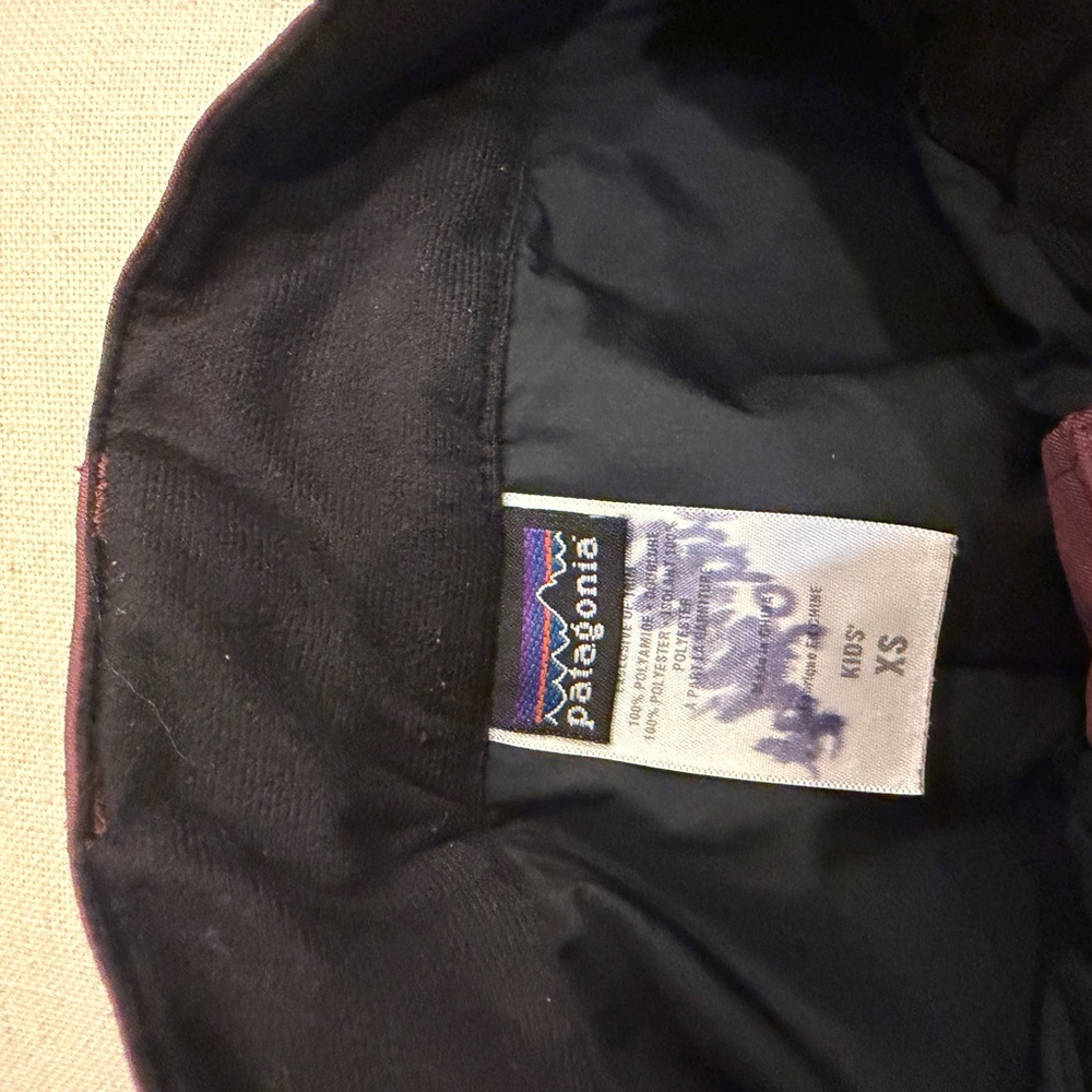 Patagonia Kids Burgundy snow pants XS - Picture 4 of 6